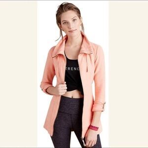 Anthropologie Saturday Sunday Coral Quinn Full Zip Jacket